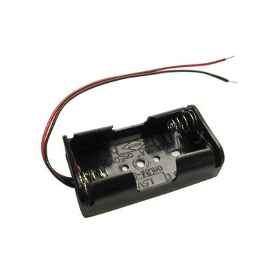 AA Battery Holder - 2 Cells, Wire Leads (150-320W)