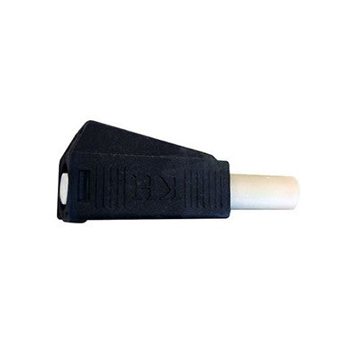 Safety Banana Plug, Stackable, 4mm, Black, Pkg/2 (28-1240)
