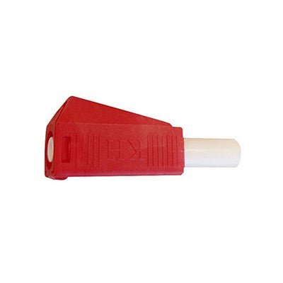 Safety Banana Plug, Stackable, 4mm, Red, Pkg/2 (28-1242)