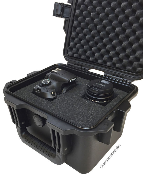 IBEX Protective Case 1360 with foam, 11.8 x 9.8 x 8.4", Black (IC-1360BK)