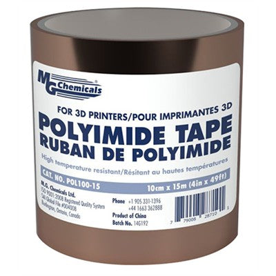 Polyimide Tape, 10cm x 15m Roll (POL100-15)