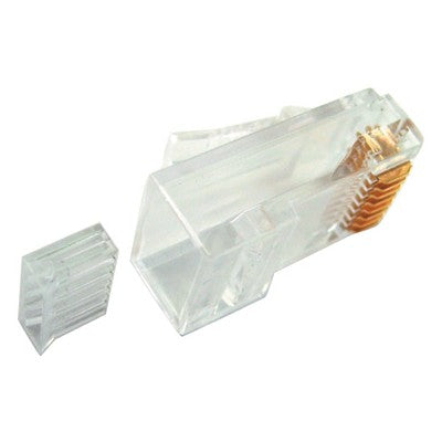 CAT6 - 8 Conductor RJ45 Plugs, 50u, Pkg/10 CSA-RU (100-208C6-10)