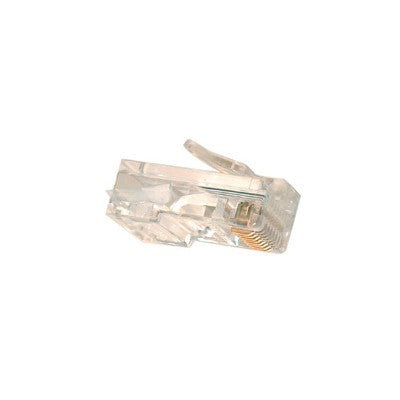 8 Conductor RJ45 Plugs for Stranded Wire, Pkg/100 (100-108-100)