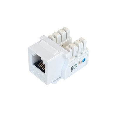 Circuit-Test 100-550A Keystone RJ12 Jack - White (110 Punchdown)