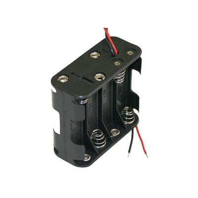 AA Battery Holder - 8 Cells, Wire Leads (150-380W)