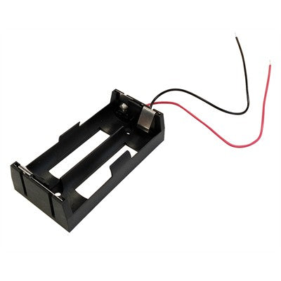 18650 Battery Holder - 2 Cells, Wire Leads (150-8652W)