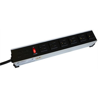 6 Outlet Heavy Duty Power Bar, 15ft cord w/ Lighted Switch (1584H6B1)