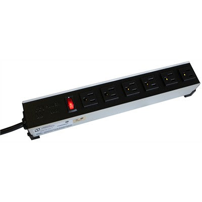 6 Outlet Heavy Duty Power Bar, 6' cord w/Pilot Light, 15A (1584T6A1)