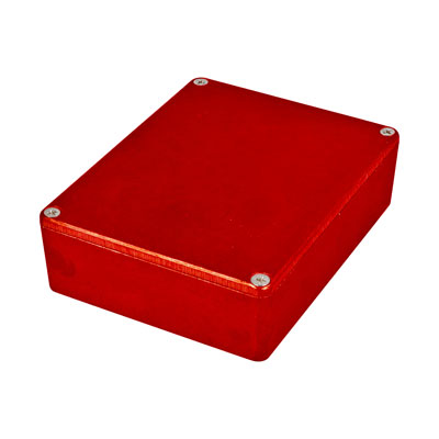 Diecast Aluminum Enclosure -119 x 94 x 30mm - Red (1590BBRD)