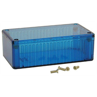 Polycarbonate Multipurpose Translucent Enclosure - 100 x 50 x 21mm - Ice Blue (1591ATBU)