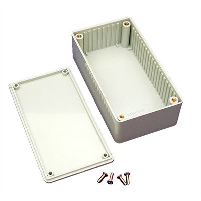 Flame Retardant ABS Plastic Hand Held Enclosure - 105 x 66 x 33mm - Grey (1594CGY)