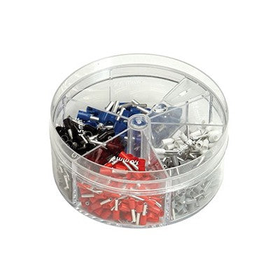 Insulated Wire Ferrule Kit - 22-14 AWG, 400pcs (161050)