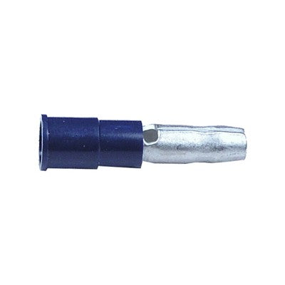 Male Bullet Crimp Connector, 16-14 AWG, 0.176", Pkg/100 (1859-CS)