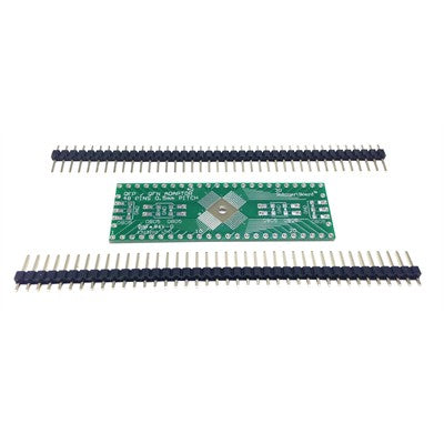 SchmartBoard® EZ Breakout Board - 48-Pin QFP/QFN (0.5mm) to DIP Adapter (204-0014-01)