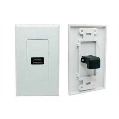 Wall Plate - HDMI Female to Female, Right Angle (214-7022)