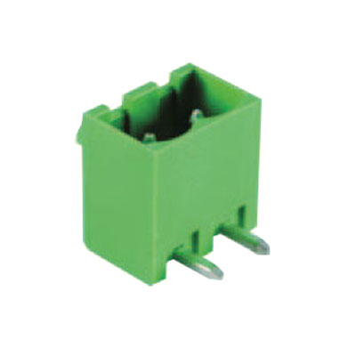 PCB Socket for Pluggable Terminals - 5mm, 3 Position, Right Angle (25-E1000-03)