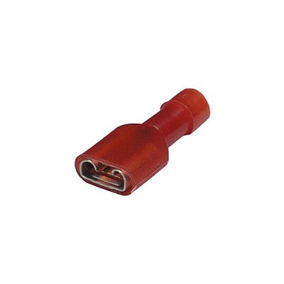 Quick Connect Female Crimp Connector - Full Insul - 22-18 AWG, 0.187 Oval, Pkg/100 (2951-16)