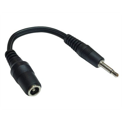 Coaxial Power Plug Adapter - 2.1 x 5.5mm Jack - 3.5mm Plug (310-635)