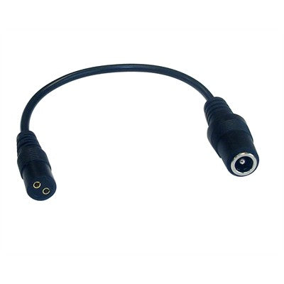 Coaxial Power Plug Adapter - 2.1 x 5.5mm Jack - 2 Pin Socket (310-790)