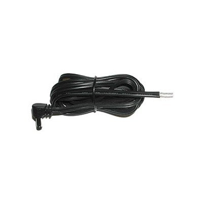 Coaxial Power DC Cable - 2.5 x 5.5mm Plug to Wire Leads, 6ft 18AWG, Right Angle (310-930R)
