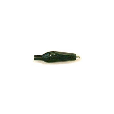 Alligator Clips - 35mm Insulated Black - Steel, Pkg/10 (33-411-10)