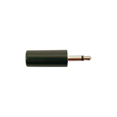 3.5mm Mono Plug - Plastic, Black 10mm barrel, Pkg/10 (353-106-10)