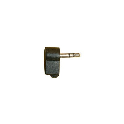 3.5mm Stereo Plug - Plastic, Right Angle, Black (24-319-1)