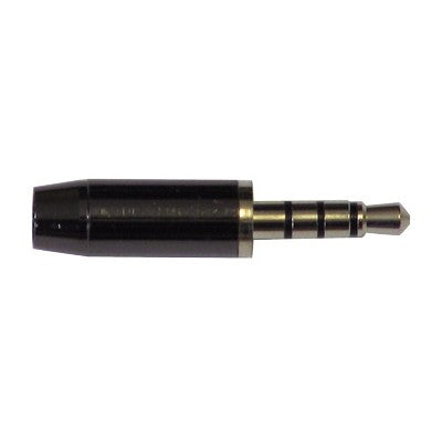 3.5mm 4 Conductor Plug, Shielded, Pkg/10 (353-246-10)