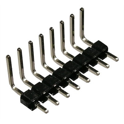 0.1" Header Pins - Single Row, Right Angle (36-340G-1)