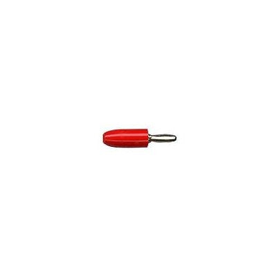 Banana Plugs - Plastic shell - Red, Pkg/10 (370-212-10)
