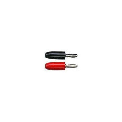 Banana Plugs - Plastic shell - Black & Red, Pkg/2 (370-213-2)