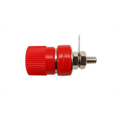 Binding Post 14x16mm - Nickel/Red, Pkg/10 (375-542-10)