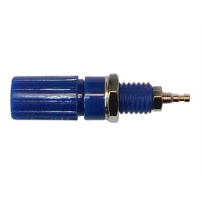 Binding Post 18x11mm - Nickel/Blue, Pkg/10 (375-596-10)