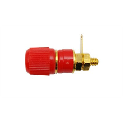 Binding Post 17x13mm - Gold/Red, Pkg/10 (375-632-10)