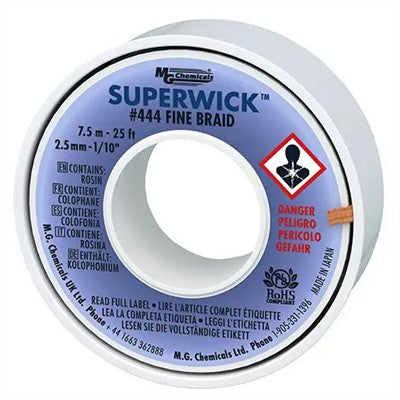 Fine Braid Super Wick - 2.5mm, 25 ft (444)