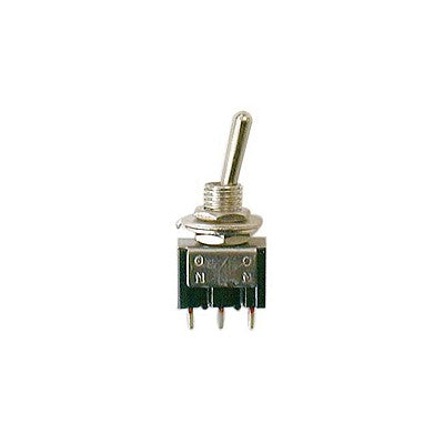 Mini Toggle Switch - SPDT 6A, ON-OFF-ON (451-303)