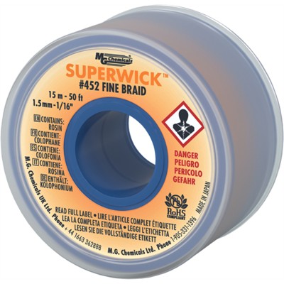 Fine Braid Super Wick - 1.5mm, 50ft (452)