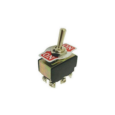 Toggle Switch - DPDT 10A, ON-ON, Screw terminals (453-321)
