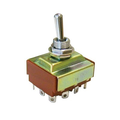 Toggle Switch - 4PDT 25A, ON-ON, Solder terminals (453-425)
