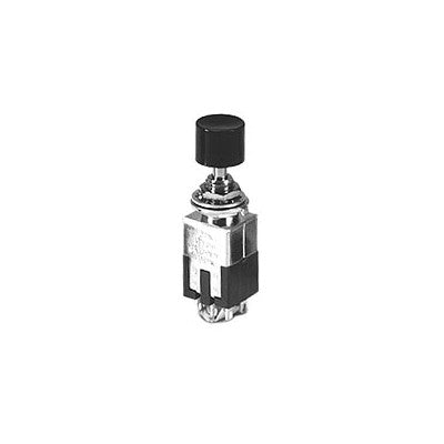 Push Button Switch - DPDT 6A/125V, On-On, Black (456-201)