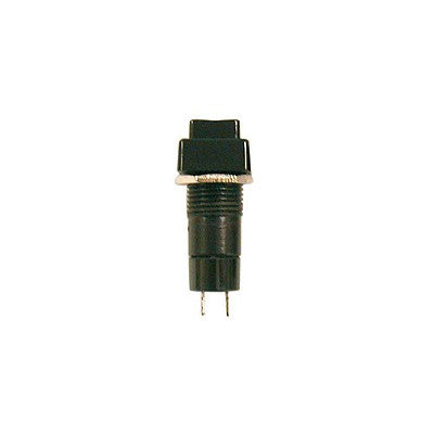 Push Button Switch - SPST 3A ON-OFF, Black square cap (456-721)