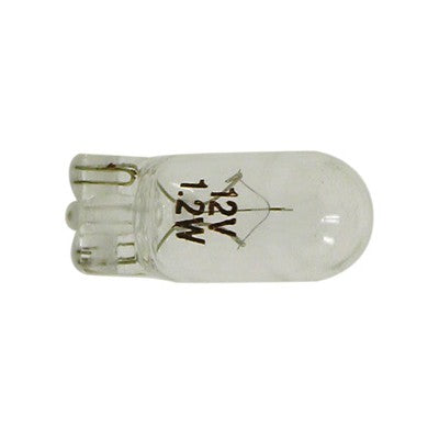 Replacement Bulb for Push Button Switch, 2V/2W T3-1/4, Wedge (459-542)