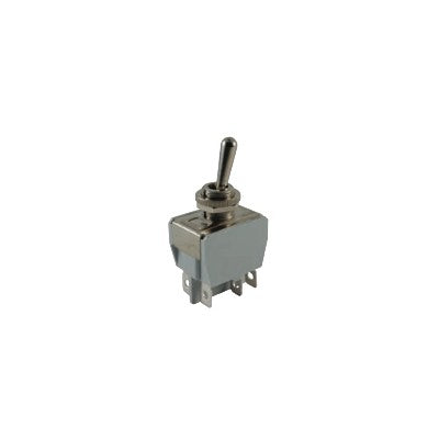 Toggle Switch - DPDT, ON-OFF-ON, 10A (54-361)
