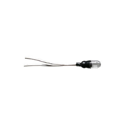 12V Lamp With Wire Leads, 140mA, 5.2x12mm (55-056-2)