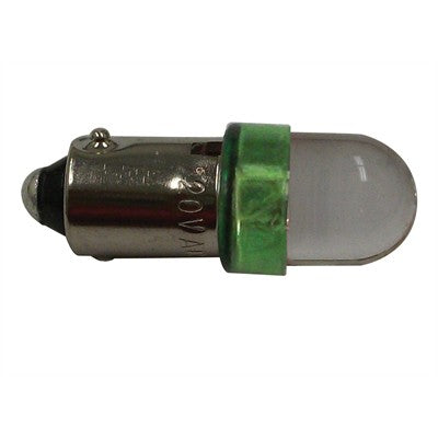 LED Replacement Lamp T3 1/4 (10mm), 120V AC/DC, Green (55-113G-1)