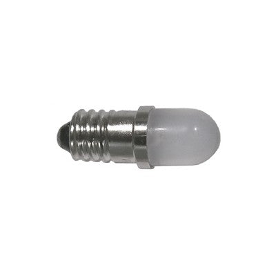 LED Screw Lamp - 6V White, 2000mcd (55-120W-1)