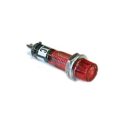 Indicator Lamp - 10mm, Neon Red (55-442-1)