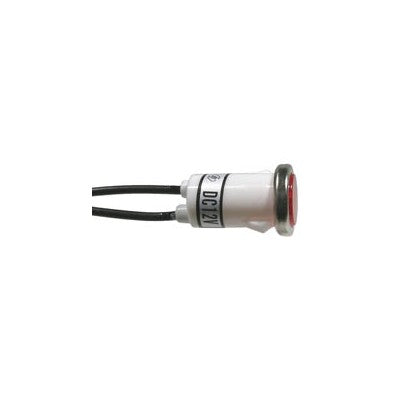 12VDC Indicator Light - Flush Red (55-472-1)