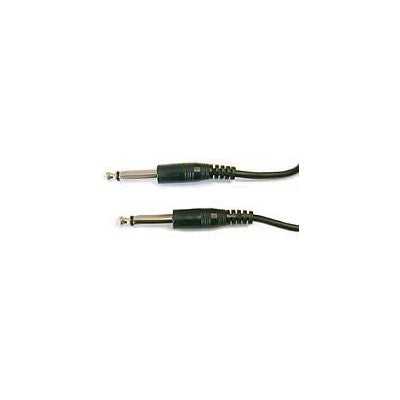 1/4" Mono Plug to 1/4" Mono Plug - for Guitars, 6ft Cable (55-856)