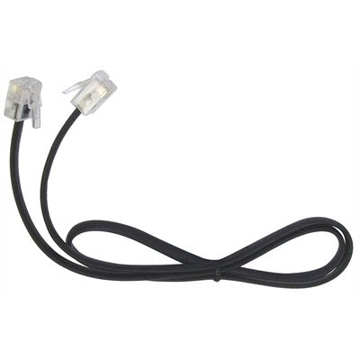 Modular Cable - 4P/2C Plug to Plug, 6ft - Black (70-416-2-BLK)